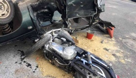 Після ДТП у Новосанжарському районі мотоцикліст опинився в реанімації