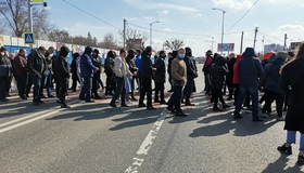 Продовження протесту: полтавці перекрили дорогу