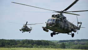 На Полтавщині вертолітники відпрацювали доставку десантно-штурмового підрозділу