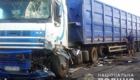 Смертельна ДТП: на Полтавщині зіткнулися дві вантажівки