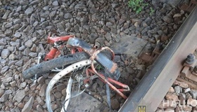 На Полтавщині потяг розрізав велосипедиста навпіл