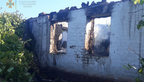На Полтавщині згорів будинок, в якому загинула людина