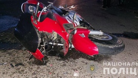 На Полтавщині ВАЗ збив мотоцикліста
