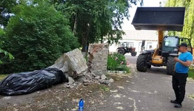 На Полтавщині демонтували пам'ятник Максиму Горькому