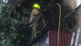 У Лубнах під час пожежі у п’ятиповерхівці евакуювали 12 людей