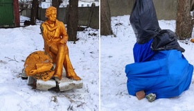Під Гадячем демонтували пам’ятник Пушкіну