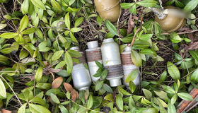 На цвинтарі знайшли бойові гранати, які відправили на експертизу