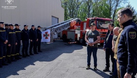 Полтавські рятувальники отримали 30-метрову пожежну автодрабину