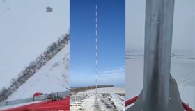 На Полтавщині встановили 160-метрову метеощоглу