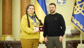 Президент України нагородив шахістку з Полтавщини Наталю Мироненко