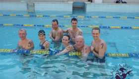 Олена Бородіна і "Скажені карасі" виграли ветеранський плавальний марафон