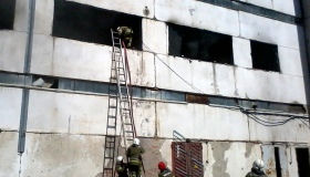 У Полтаві годину гасили пожежу на Харківському Шосе