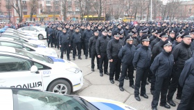 Яценюк і Аваков завітали до Полтави на презентацію нової поліції. ФОТО