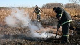 На Полтавщині досі не загасили палаюче торфовище
