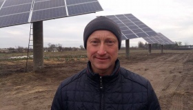У приватному господарстві на Полтавщині працює сонячна електростанція