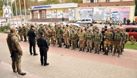 Зведений загін правоохоронців повернувся з Донбасу