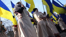 Полтавці згадували Майдан у День Гідності та Свободи. ФОТО