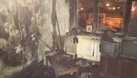 У Полтаві в центрі міста вигоріла квартира