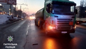 У Полтаві автобус "Богдан" зіткнувся із вантажівкою