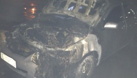 Уночі в Полтаві згоріла ще одна іномарка