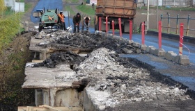 На Полтавщині почали ремонтувати аварійний міст