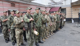 Бійці батальйону особливого призначення "Полтава" вирушили до зони АТО