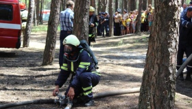 В дитячому таборі на Полтавщині гасили пожежу