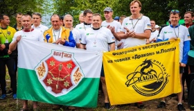 Полтавці завоювали три нагороди всеукраїнських змагань із веслування на човнах-драконах