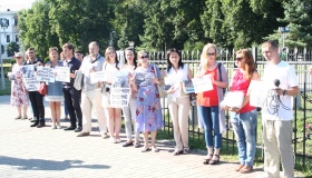 Полтавських журналістів закликали до солідарності