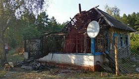 На Котелевщині чоловік згорів живцем у власному будинку