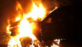 Джип "Grand Cherokee" згорів на Полтавщині