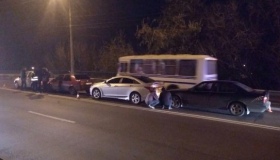 Через аварію з трьома автівками на Полтавщині ледь не стався вибух