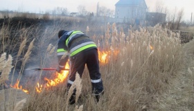 На Полтавщині сталося  одразу п'ять пожеж на відкритих територіях