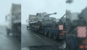 З Києва повз Полтаву повезли танк "Тигр"