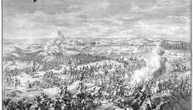 Шведи оцифрували гравюру Полтавської битви
