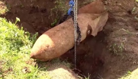 На Котелевщині знищили фугасну бомбу
