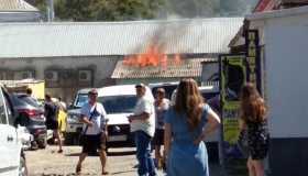 У Полтаві ледь не спалили магазин АТБ