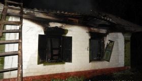 На Миргородщині чоловік згорів у власному будинку