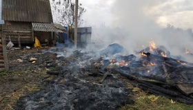 На Полтавщині згоріли чотири тонни сіна