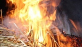 На Полтавщині згоріли 35 тонн сіна