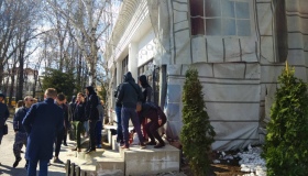 Поліція провела слідчі дії у будівлі екс-кінотеатру імені Котляревського