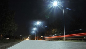 На автотрасі під Полтавою встановили сотню LED-ліхтарів