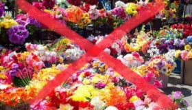 На Полтавщині відмовляються від штучних квітів на цвинтарях