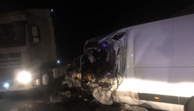 На Полтавщині зіткнулися вантажівка та мікроавтобус