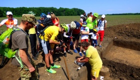 На Полтавщині провели перший велопробіг Більським городищем