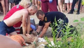 На полтавському пляжі потонув чоловік