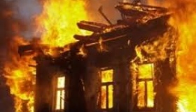 На Полтавщині рятувальники гасили пожежу у приватному будинку