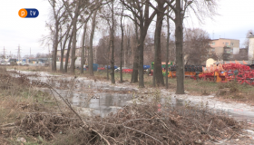 Одна з вулиць Полтави знову потопає у нечистотах