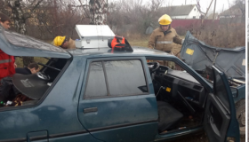 На Полтавщині заблокованих водіїв діставали рятувальники