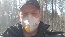 Полтавські рятувальники продовжують гасити пожежі біля Чорнобиля